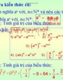 Bài giảng Giải tích 12 – Tiết 21: Lũy thừa