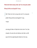 Phân tích hình tượng nhân vật Tnu