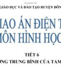 Bài giảng Hình học lớp 8 - Tiết 6: Đường trung bình của tam giác