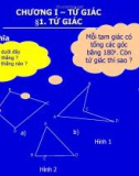 Bài giảng Hình học lớp 8 bài 1: Tứ giác