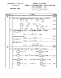 Đáp án đề thi Đại học môn Hóa khối A 2004