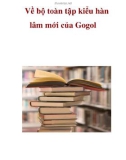 Về bộ toàn tập kiểu hàn lâm mới của Gogol