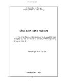 Sáng kiến kinh nghiệm đề tài: Phương pháp khai thác và sử dụng kênh hình trong dạy học sinh học và một số hình ảnh, sơ đồ trong chương di truyền - biến dị