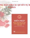 Bài giảng GDCD 12 bài 6: Công dân với các quyền tự do cơ bản