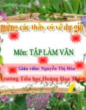 Giáo án tập làm văn lớp 2 Đáp lời đồng ý. Quan sát tranh, trả lời câu hỏi 