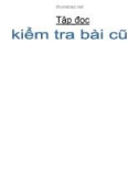 Giáo án điện tử môn Tiếng Việt lớp 3 - Tuần 11: Tập đọc Chõ bánh khúc của dì tôi