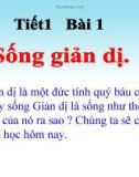 Bài giảng GDCD 7 bài 1: Sống giản dị