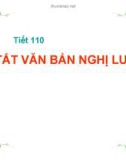 Bài giảng Ngữ văn 11: Tóm tắt văn bản nghị luận