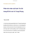 Ôn thi đại học môn văn – Phân tích nhân vật Xuân Tóc Đỏ trong Số đỏ của Vũ Trọng Phụng