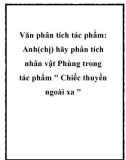 Phân tích nhân vật Phùng trong tác phẩm Chiếc thuyền ngoài xa