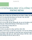 Bệnh học thủy sản : CƠ SỞ KHOA HỌC CỦA CÔNG TÁC PHÒNG BỆNH