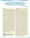 Nhận xét thái độ xử trí thai chết trong tử cung từ 23 tuần đến đủ tháng tại Bệnh viện Phụ sản Trung ương