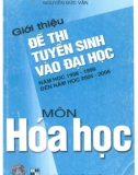 Giới thiệu một số đề thi tuyển sinh vào Đại học môn Hóa học (Tái bản có sửa chữa và bổ sung): Phần 1