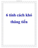 6 tính cách khó thăng tiến