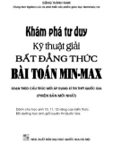 Khám phá và phát triển tư duy kỹ thuật giải bất đẳng thức - Bài toán Min-Max