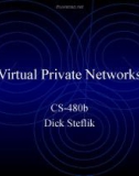 Virtual Private Networks CS - 480b dick steflik