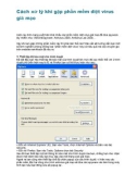 Cách xử lý khi gặp phần mềm diệt virus giả mạo