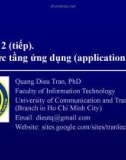 Bài giảng Mạng máy tính: Chương 2 - TS. Trần Quang Diệu (Tiếp)