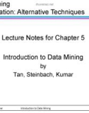 Data Mining Classification: Alternative Techniques - Lecture Notes for Chapter 5 Introduction to Data Mining