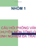 Kinh nghiệm khi phỏng vấn