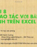 Bài giảng Tin học văn phòng: Bài 8 - Đỗ Oanh Cường