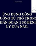 Ứng dụng cộng hưởng từ phổ trong chẩn đoán 1 số bệnh lý của não.