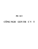 CÔNG NGHỆ GEN THỰC VẬT