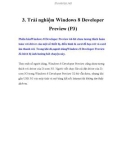 3. Trải nghiệm Windows 8 Developer Preview (P3)