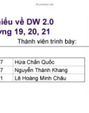 Tìm hiểu về DW 2.0