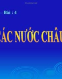 Bài giảng Lịch sử 9 bài 4: Các nước châu Á