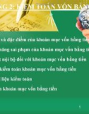 Kiểm toán vốn bằng tiền