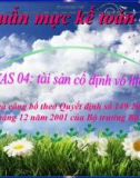 Tài sản cố định vô hình - VAS 04