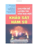 Chuyên đề luyện thi vào đại học khảo sát hàm số