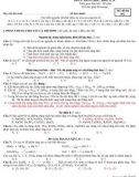 Đề thi thử Đại học lần 6 môn Hóa năm 2010 khối A, B - Trường THPT Vân Cốc (Mã đề 662)