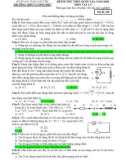 Đề thi thử THPT Quốc gia năm 2018 môn Vật lí - THPT Lương Phú - Mã đề 358