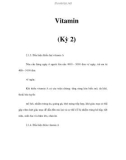 Vitamin (Kỳ 2)