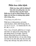 Phấn hoa chữa bệnh