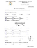 Đề thi KSCL môn Toán 12 năm 2019-2020 có đáp án - Trường THPT Đặng Thanh Mai (Lần 1)