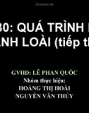 Giáo án điện tử sinh học: Sinh học lớp 12- Bài 30-SGK sinh học 12