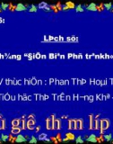 Giáo án điện tử tiểu học môn lịch sử: Chiến thắng Điện Biên Phủ trên không