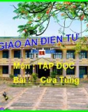 Giáo án điện tử môn Tiếng Việt lớp 3 - Tuần 13: Tập đọc Cửa Tùng