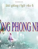 Bài giảng Ngữ văn 6 bài 31: Động Phong Nha