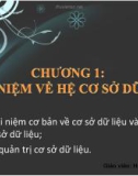 Bài giảng Tin học 12 - Bài 1: Một số khái niệm cơ bản (Hoàng Văn Sơn)