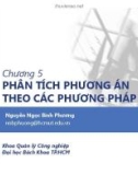 Bài giảng Lập và phân tích dự án cho kỹ sư (Project planning and analysis for engineers): Chương 5 - Nguyễn Ngọc Bình Phương