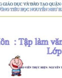 Bài giảng Tập làm văn: Lớp 5 - Luyện tập tả người (Quan sát và chọn lọc chi tiết)