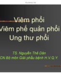 Giải phẫu bệnh viêm phổi