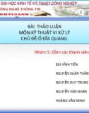 Bài thảo luận Kỹ thuật vi xử lý Ổ đĩa quang 