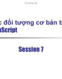 Các đối tượng cơ bản trong JavaScript Session 7