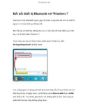 Kết nối thiết bị Bluetooth với Windows 7