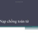 Bài giảng Lập trình hướng đối tượng: Bài 5 - Phạm Thị Bích Vân